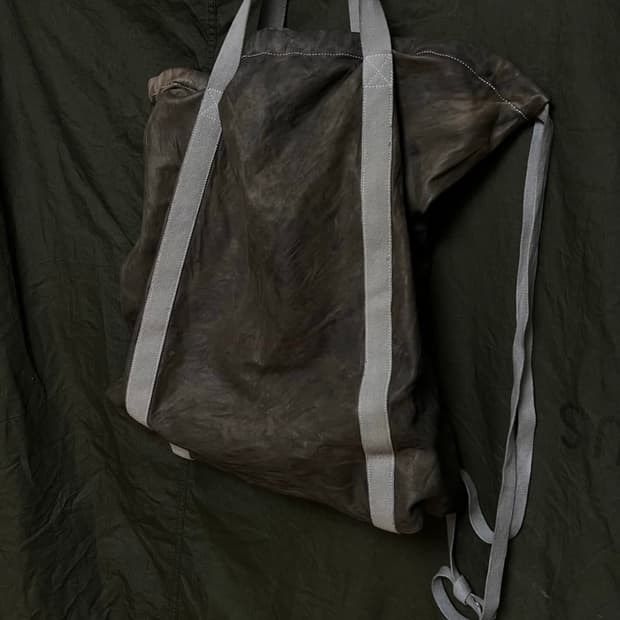 boris bidjan saberi leather bag