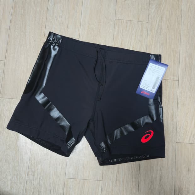 아식스 하프 타이즈 블랙 XL 새상품