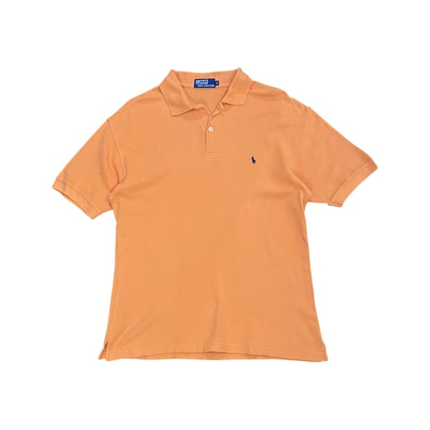 Polo Ralph Lauren 네이비 포니 오렌지 반팔 티셔츠