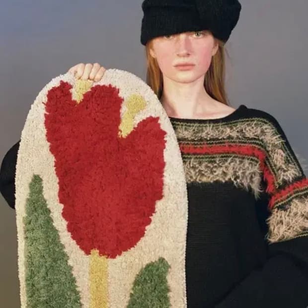 어썸니즈 터번햇 리본 블랙