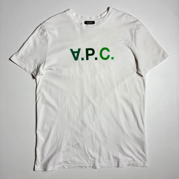 아페쎄 A.P.C. 멀티컬러 VPC 코튼 반팔 티셔츠 R2541