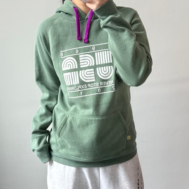 [XL] 노스페이스 그린 후드티