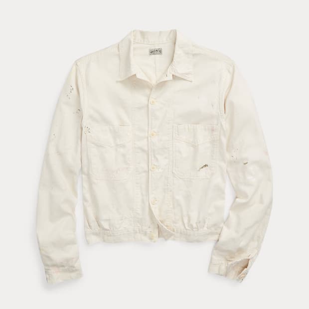 rrl더블알엘 페인트 스플래터 워크자켓 s사이즈