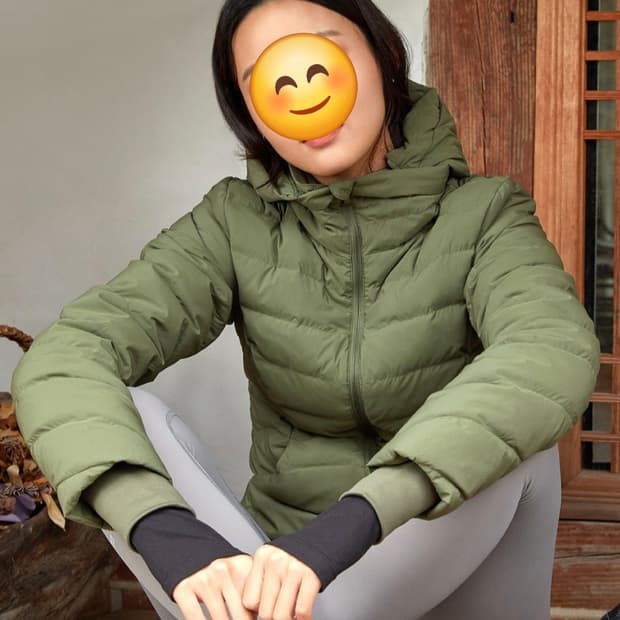 안다르 에어플라이 구스다운 경량패딩 자켓 85~90