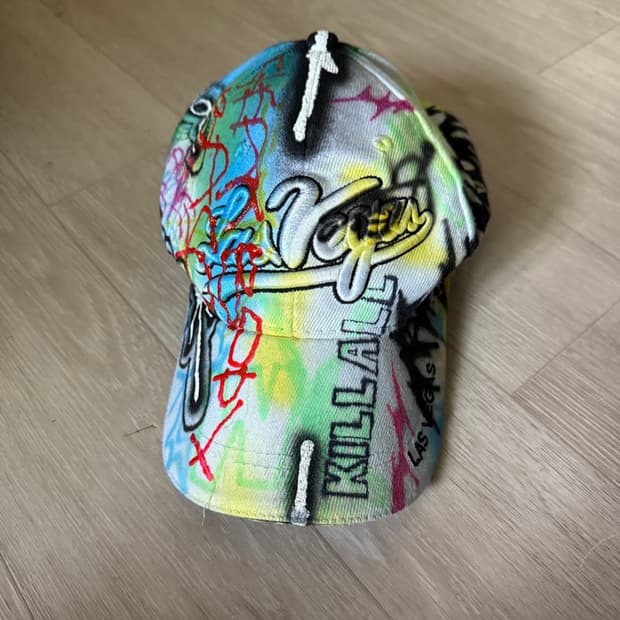 plagueround 핸드메이드 그라피티 볼캡