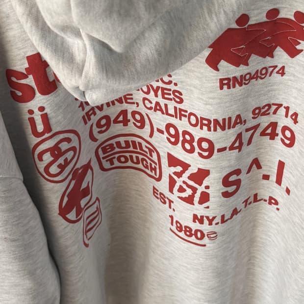 스투시 DNA 백염 후드집업 판매합니다