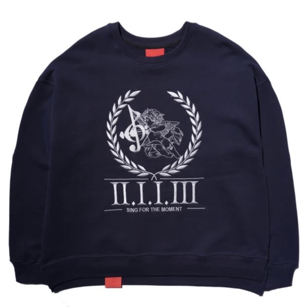 [2113스튜디오]엔젤 자수 스웻 (네이비 /m사이즈)