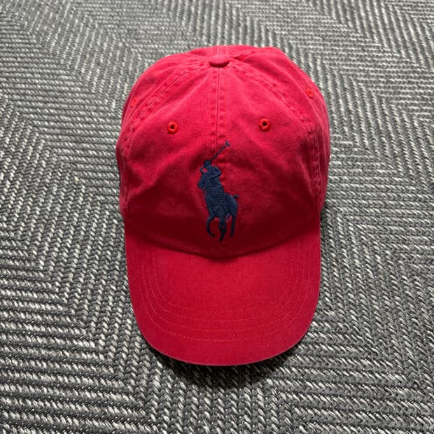 폴로 랄프로렌 레드 볼캡(OS)