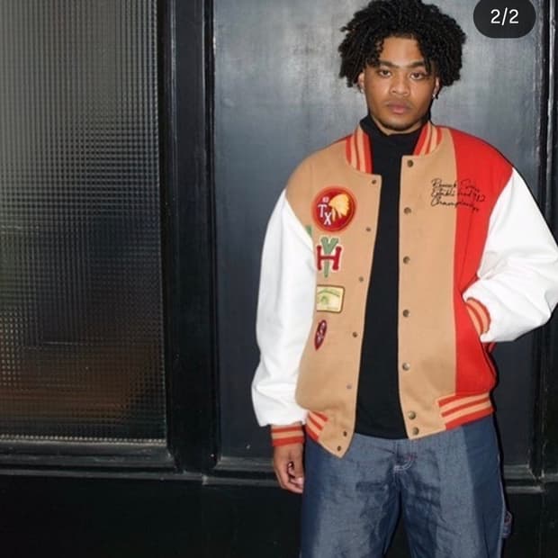 Jaded london 바시티 자켓 L