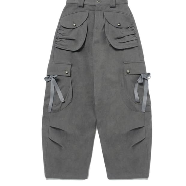 허그유어스킨 멀티 카고 팬츠 그레이 s