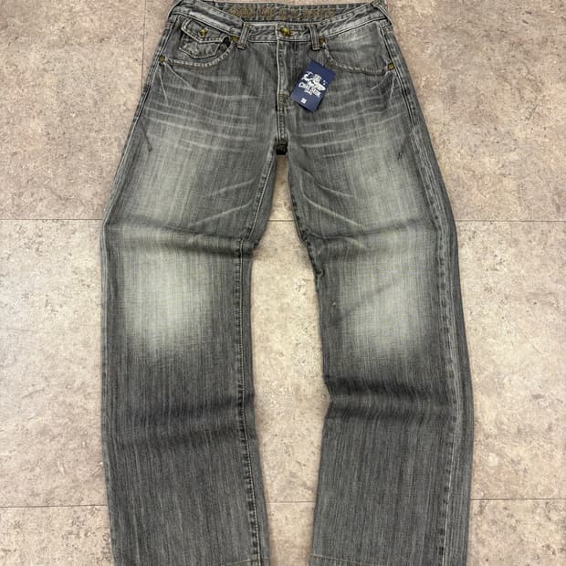 gu2 by gv jeans 흑청 데님팬츠 #csz814