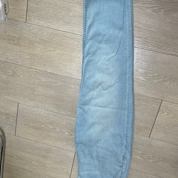 연청 롤업 데님 청바지