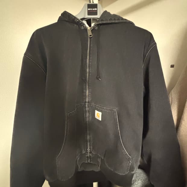 칼하트 wip 메이틀랜드 자켓 블랙 워시드 XL