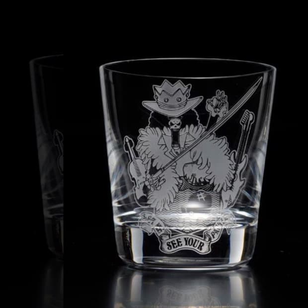 Baccarat × ONE PIECE “ブルック” 크리스털 텀블러 (한정