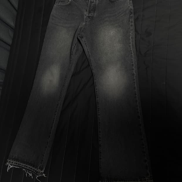 innir 252 relaxed flare denim used black