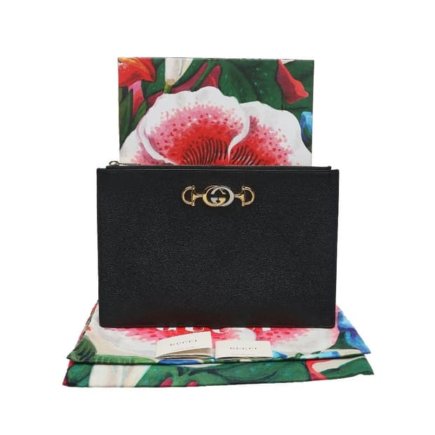 구찌 주미 그레이니 클러치백 파우치 S급