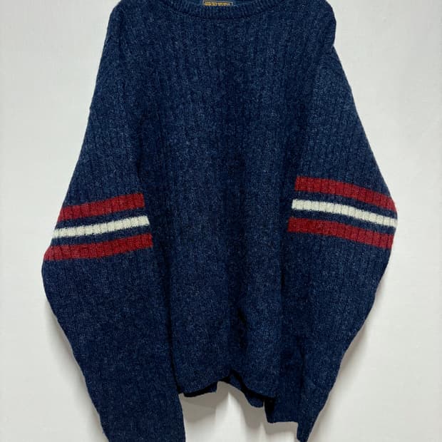 [XL] WOOLRICH MARINE KNIT NAVY