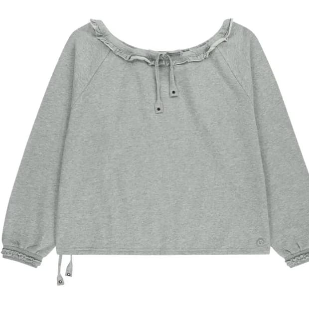 코이세이오 드로우 스트링 멜란지 롱 슬리브