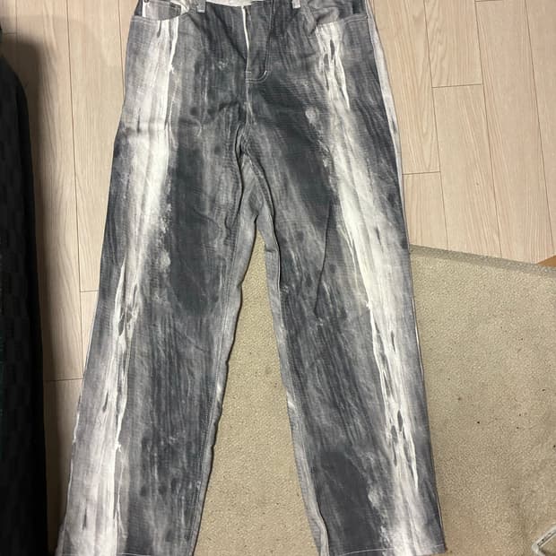 Roller washed pants