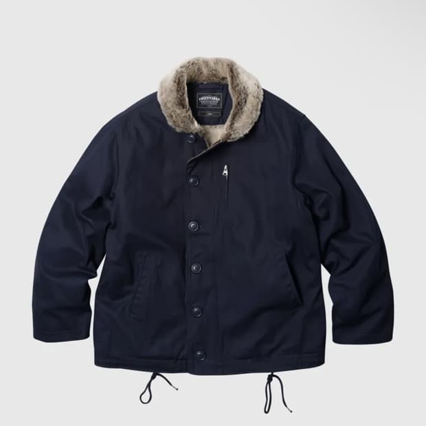 프리즘웍스 ENGAR N-1 DECK JACKET NAVY