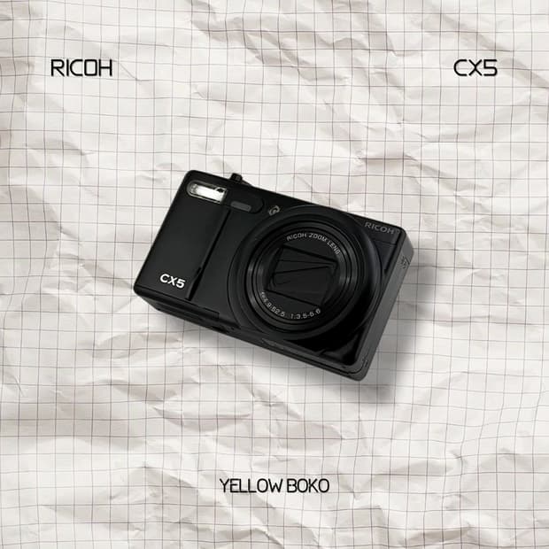 [필름 감성] 리코 RICOH CX5 레트로 디지털 카메라