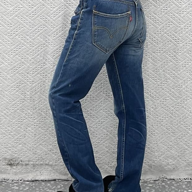 리바이스 504 빈티지레트로 00s 워싱 데님팬츠 30인치 C10967