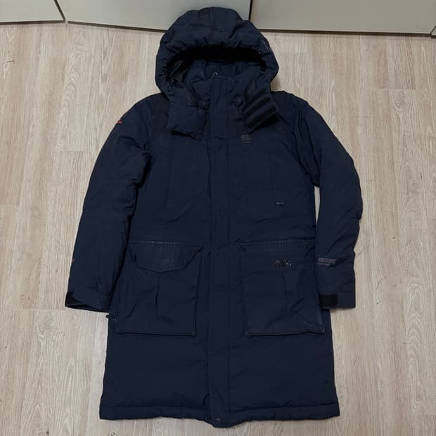 코오롱 스포츠 여성 구스다운 윈드스토퍼 800 롱패딩 M/95 