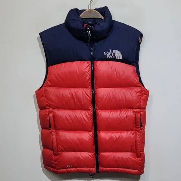 (S) 노스페이스 눕시 패딩조끼 곤빨 구스다운 700 거위털 베스트 