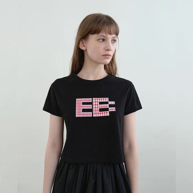 엔조블루스 픽셀 로고 티셔츠