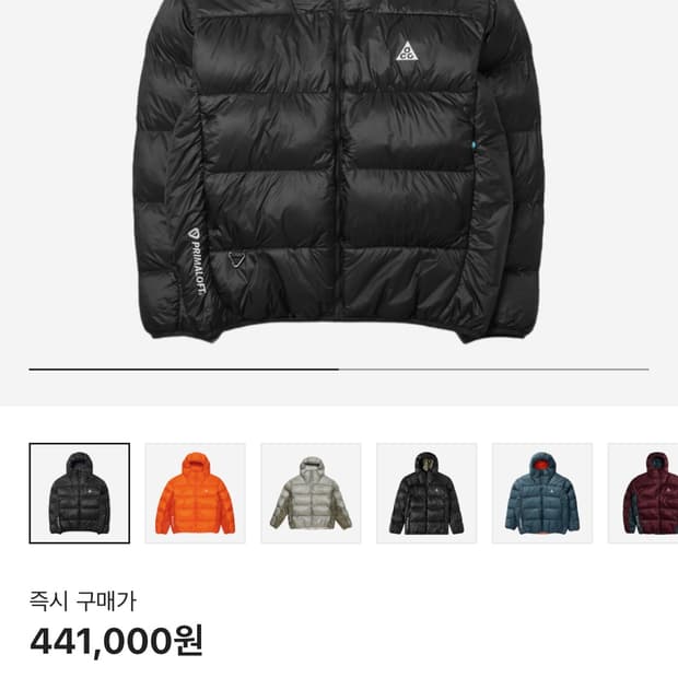 나이키 acg 패딩 L사이즈