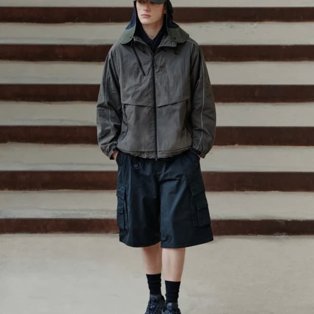 무신사스탠다드 시티 레저 CN 벨티드 멀티 포켓 카고 버뮤다 팬츠