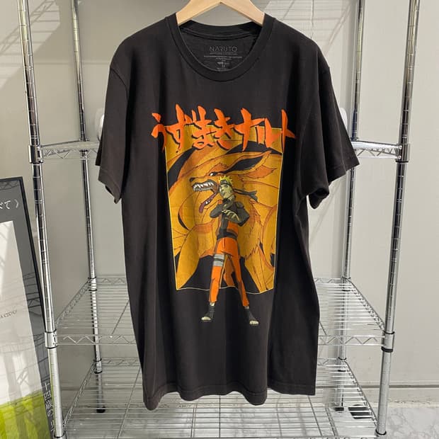 나루토 사스케 오피셜 애니메이션 티셔츠