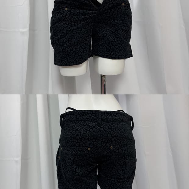 leopard short pants