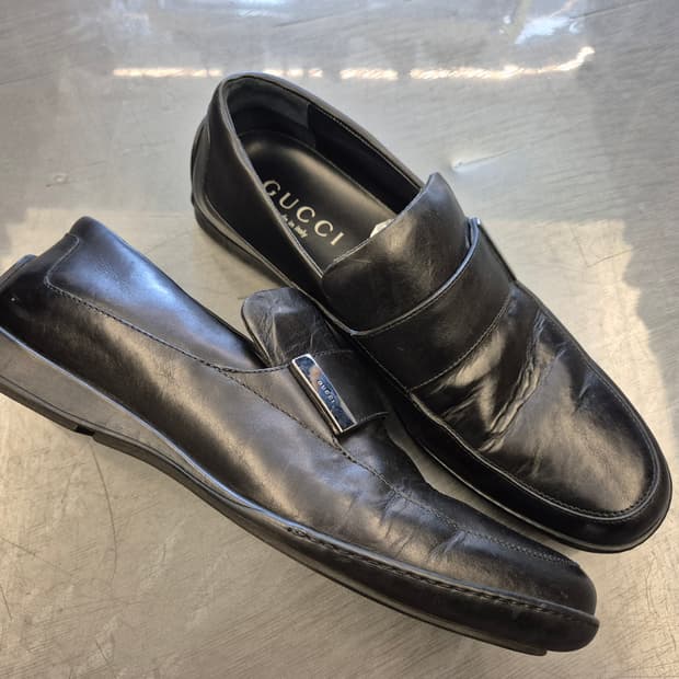 00s Gucci metal plate loafers TOM FORD