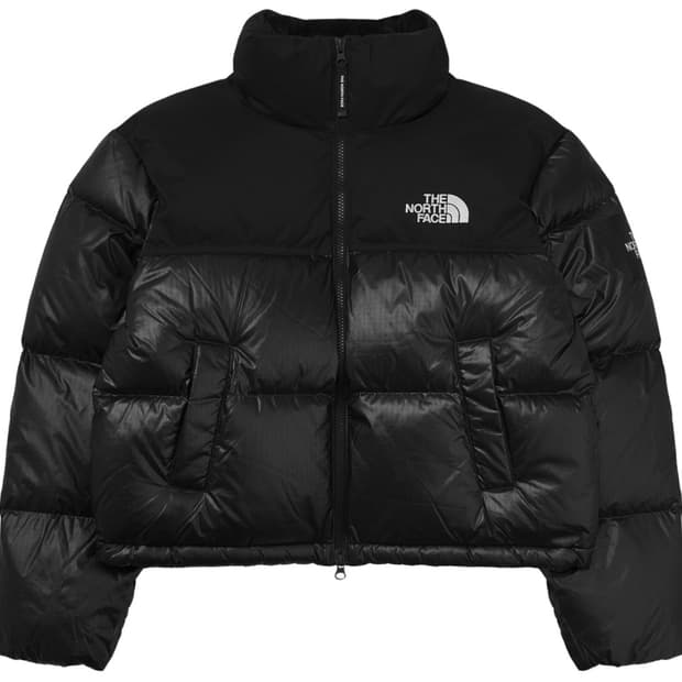 노스페이스 화이트 라벨 노벨티 눕시 다운 자켓 블랙 