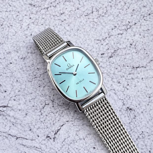 정품 오메가 드빌 엘립스 이청아 시계 신품 민트급