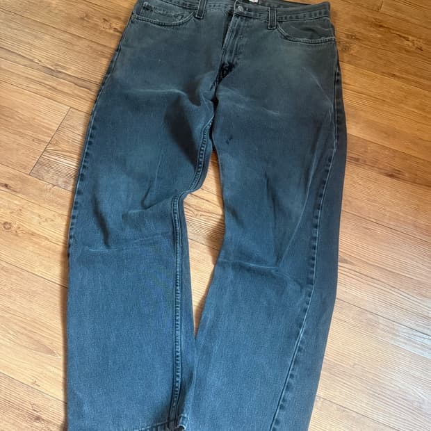 00s 리바이스 505 레귤러핏 흑청 36/32 