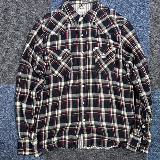 크래프트 워크 체크셔츠