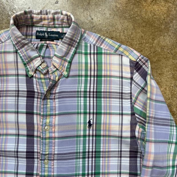 폴로 체크 셔츠