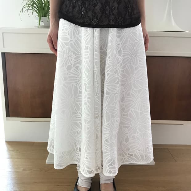 vintage lace skirt
