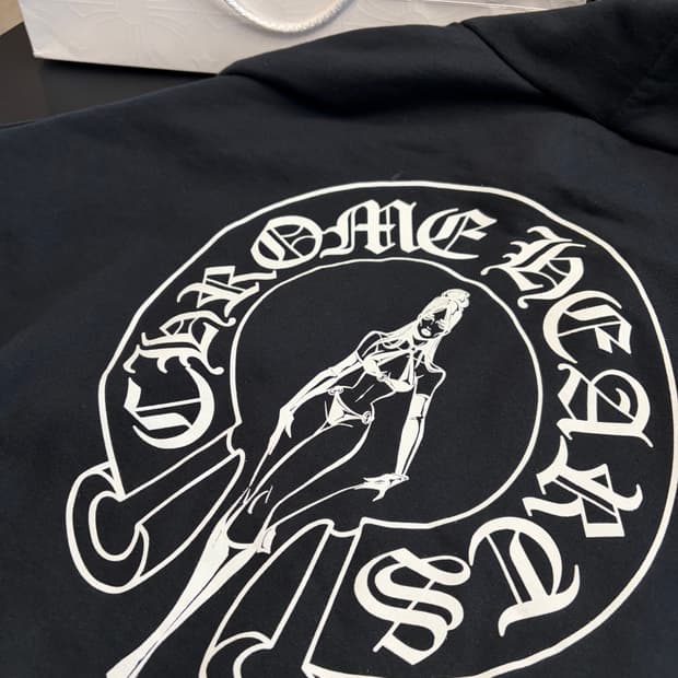 크롬하츠 데들리돌 후드집업 2XL 새상품