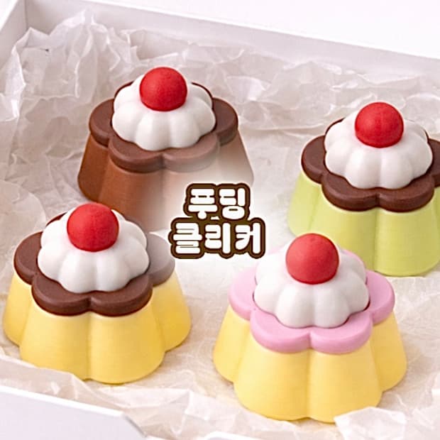 새상품 푸딩 클리커 클릭커 키캡 키링 피젯토이