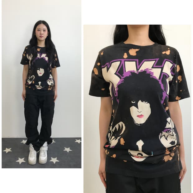 KISS Rock Band Graphic T-shirt