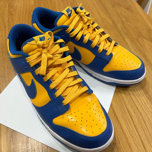 나이키 덩크 로우 블루 앤 옐로우 Size 285