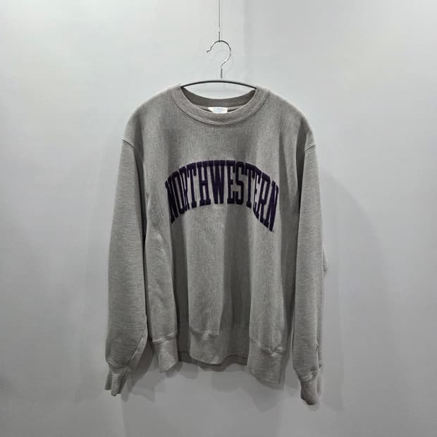 챔피온 블루택 리버스위브 노스웨스턴 자수 맨투맨 M