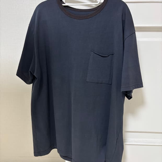 seasalt 씨쏠트 포켓티셔츠 네이비 2 (신우재 착용)