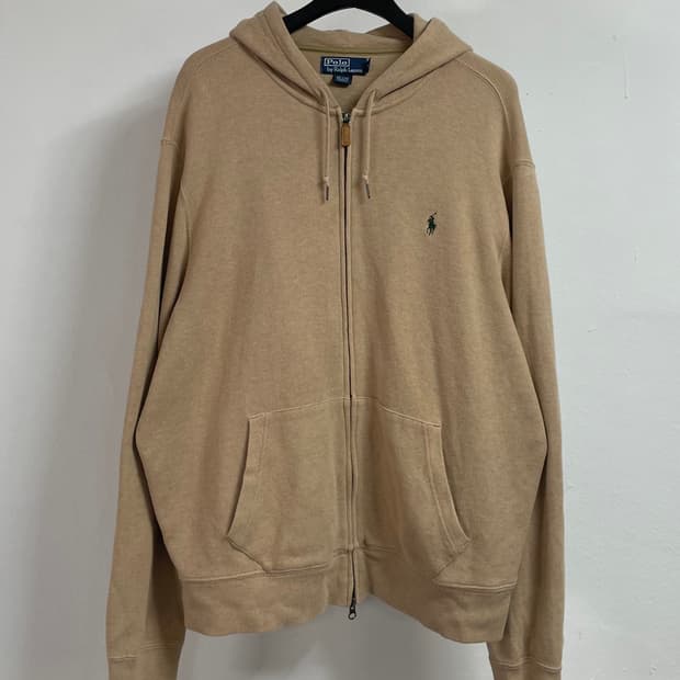 폴로 랄프로렌 오트밀 베이지 투웨이 후드집업 (on.82)