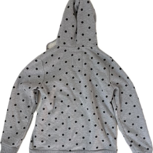 🩶땡땡이 양털 후드🩶