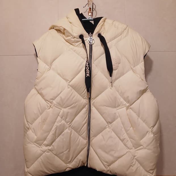 라이프워크 정품 남여공용 양면 후드 조끼 free 사이즈