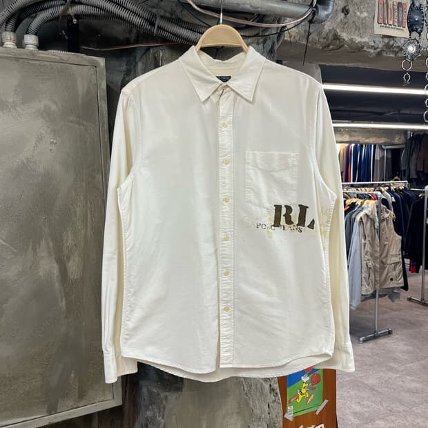 폴로 진스 셔츠 아이보리 M #csz2246